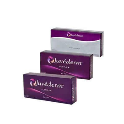 پرکننده ی پوست HA پرکننده ی چین و چروک ها RemoveJuvederm Ultra 3 4 حجم 1ml X 2 سرنگ