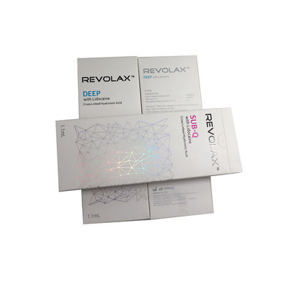 Revolax 1.1ml اسید هیالورونیک پرکننده پوستی Sub-Q عمیق برای صورت