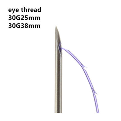 زیبایی مایکرونیدل رولر PDO PCL PLLA رشته چشم 30GX25Mm 38mm