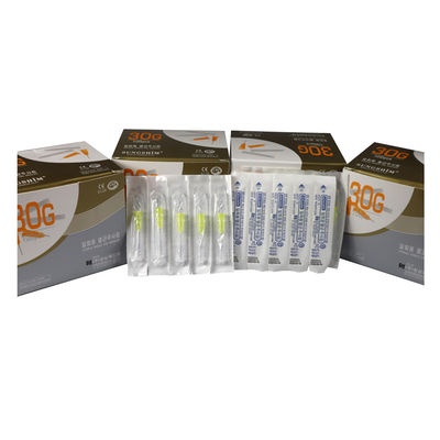 30G سوزن Meso 4mm طول 304 فولاد ضد زنگ 100pcs / جعبه برای پرکننده پوست