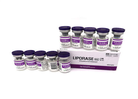 لیپوراز (هیالورونیداز) 1500iu لیوفیلیزه شده 1500u x10 شیش راه حل برای حل کردن HA