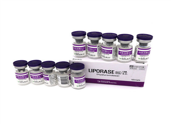 لیپوراز (هیالورونیداز) 1500iu لیوفیلیزه شده 1500u x10 شیش راه حل برای حل کردن HA