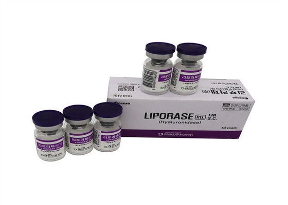 لیپوراز (هیالورونیداز) 1500iu لیوفیلیزه شده 1500u x10 شیش راه حل برای حل کردن HA