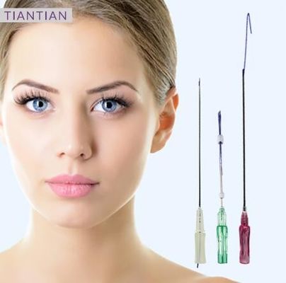 بلند کردن محکم رشته های 25mm 38mm Nose Thread Lift 18g 19g