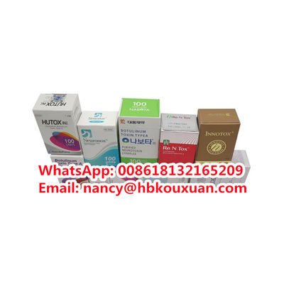 ضدآلرژی ضد چین و چروک بوتاکس بوتولینوم نوع A 50iu 100iu 200iu