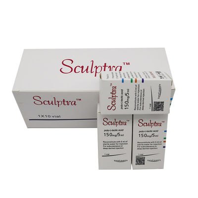 sculptra 200mg پودر PLLA پلی- l- لاکتیک پرکننده ضد پیری sculptra