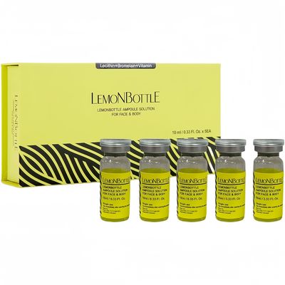 بطری لیمو 10mlx5 کاهش دو بار چانه چربی محلول تزریق