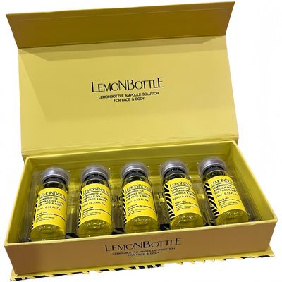 بطری لیمو 10 میلی لیتر در هر 5 میلی لیتر محلول چربی تزریق سلولیت و اضافه وزن را کاهش می دهد