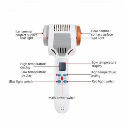 دستگاه لیفتینگ پوست صورت ال ای دی کرایوتراپی اولتراسونیک چکش سرد داغ