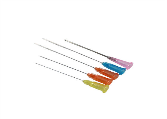 عمده فروشی فولاد ضد زنگ پرکننده پوست پرکننده صورت 22g 23G 25g 38mm 50mm انعطاف پذیر Fine Blunt Micro Tip Cannula Needl
