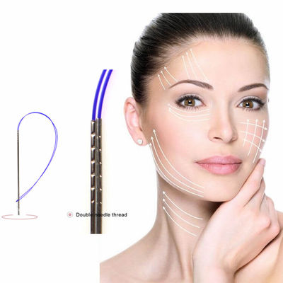 20 گرم 130 میلی متر PDO PCL PLLA Threads 26G Facial Collagen Threading