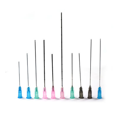 عمده فروشی فولاد ضد زنگ پرکننده پوست پرکننده صورت 22g 23G 25g 38mm 50mm انعطاف پذیر Fine Blunt Micro Tip Cannula Needl