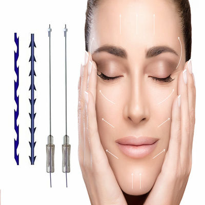 پرس تک پیچ Fishbone Cog 3D 4D 6D PDO PCL PLLA Threads Face Lift