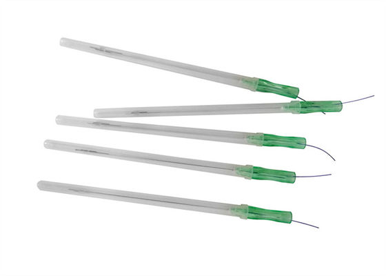 بنفش PDO PCL PLLA Threads Face Lifting Type L Needle 21g 23g