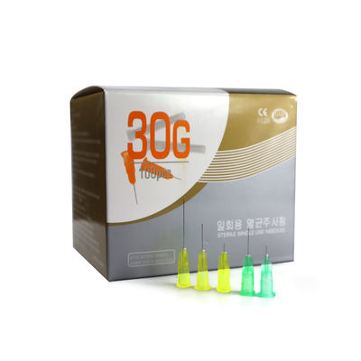 304 SS سوزن های یکبار مصرف هیپودرمیک مزو 4 میلی متر 30 گرم 32 گرم 34 گرم