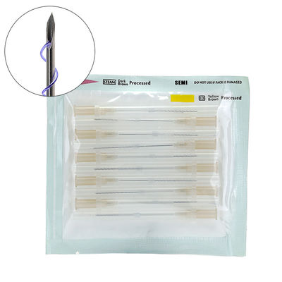 دندانه دار PDO PCL PLLA Threads 60mm 90mm Facial Threading Face Lift