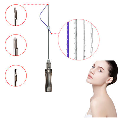 Pdo Pcl Plla رشته های مونو تکه W 30g13mm25mm برای زیر چشم کیسه ابرو چشمان روباه بلند کردن رشته ماهی استخوان قالب گیری Cog