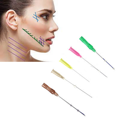کج قابل جذب 4D 21g 60mm ابرو بریده گردن بلند کردن گونه صورت بلند کردن کج 4D Pdo