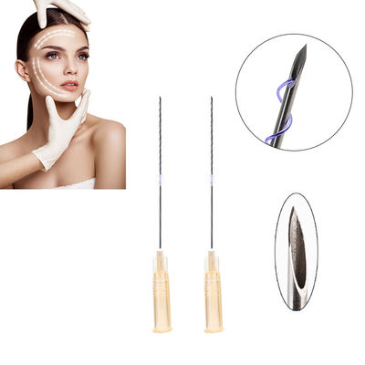 بنفش روشن Mono 19G 21G PDO Thread Lift Eyes 38mm 60mm 90mm