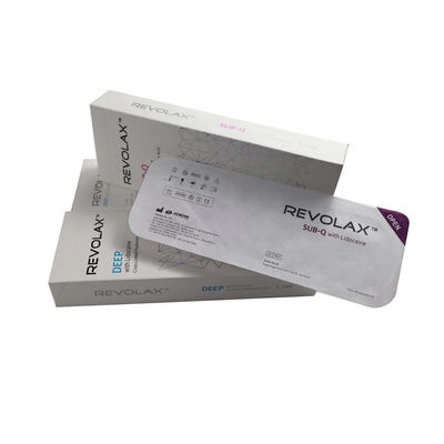 پرکننده پوست با اسید هیالورونیک با خلوص بالا Revolax 1.1ml Sub-Q عمیق برای لب ها