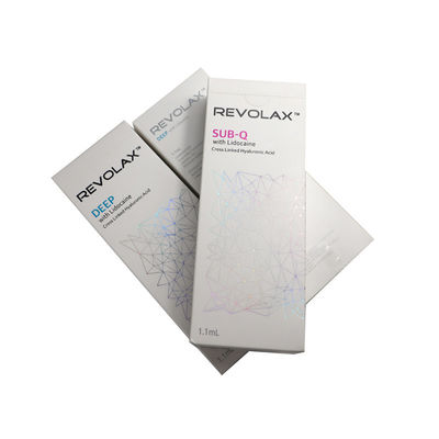 پرکننده پوست با اسید هیالورونیک با خلوص بالا Revolax 1.1ml Sub-Q عمیق برای لب ها