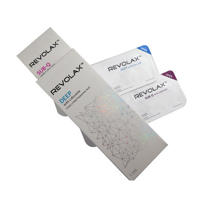 پرکننده پوست با اسید هیالورونیک با خلوص بالا Revolax 1.1ml Sub-Q عمیق برای لب ها