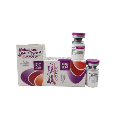 B 100iu 150iu تزریق سم بوتولینوم برای پاک کردن چین و چروک مراقبت از پوست