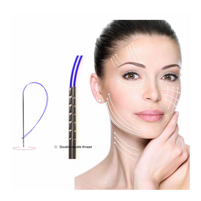 چشم ابرو پیشانی Pdo Thread Blunt Sharp Needle 4D 6D Cog Thread Lifting