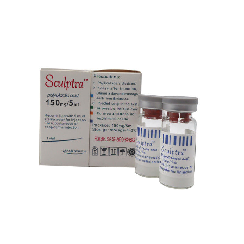 150mg پودر PLLA پلی- l- اسید لاکتیک 1 فولیک x5ml پرکننده ضد پیری